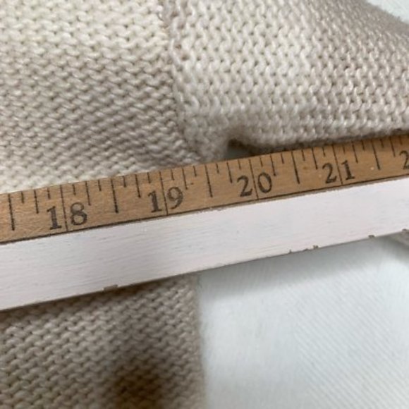 Toad&co Womens Audrey Pullover Sweater Beige Gray Long Sleeve Slit Turtleneck S - Picture 8 of 12